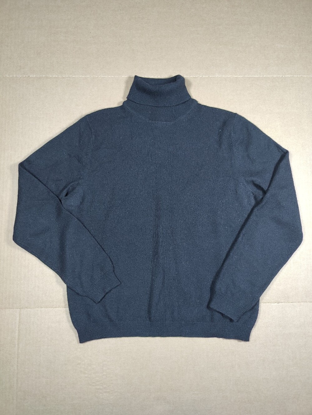 Croft & Barrow Women's 100% Cashmere Black Turtleneck Sweater Size M